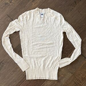 GAP Cream Crew Neck Sweater